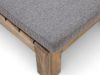 ROUGH-X Gartenliege - Grau - Anthrazit, Old Teak Greywash - Teakholz