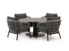 Bellagio Cupello/La Fonte ø 150 cm Low Dining Gartenmöbel-Set 5-teilig