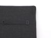 Fiber Outdoor Kissen Auflage Niedriglehner 92x46cm - Dunkelgrau Melange