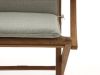 Auflage 83x42 cm für Klappstuhl Country/Leeds - Grün Melange