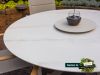 Bellagio Lodola Gartentisch ø 150cm - Sintered stone