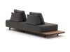 Bellagio San Lupo/Cosiraw Ecklounge-Set mit Feuertisch 4-teilig