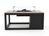 ROUGH-C/Cosiraw Ecklounge-Set mit Feuertisch 4-teilig