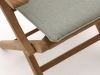 Auflage 83x42 cm für Klappstuhl Country/Leeds - Grün Melange