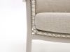 Zavelli Cuore Gartenstuhl - Taupe - Beige - Braun - Polyrattan