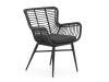 Intenso Asti/Rough-Y Ø 120 cm Gartenmöbel-Set 5-teilig