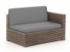 ROUGH-C/Cosiraw Ecklounge-Set mit Feuertisch 4-teilig