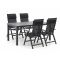 Bellagio Avenza/Menzano 160cm dining tuinset 5-delig verstelbaar