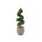 Designplants/Luca Lifestyle Buchsbaum Spirale Kunstbaum (h:140 cm) mit Terreno Tall Balloon Blumentopf