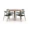 Manifesto Cavone/ROUGH-K ø 115 cm Gartenmöbel-Set 5-Teilig Stapelbar