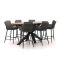 Intenso Isorella /ROUGH-Y Ellips 240 cm Gartenbar-Set 7-teilig
