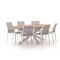 Bellagio Dranera/Fidenza oval 220 cm Gartenmöbel-Set 7-teilig stapelbar