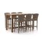Intenso Sergio/ROUGH-X 180 cm Gartenbar-Set 7-teilig