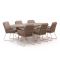 Intenso Isorella/ROUGH-Y Ellips 240cm dining tuinset 7-delig