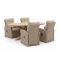Intenso Mazzano/ROUGH-Y Ellips 200 cm Gartenmöbel-Set 5-teilig verstellbar