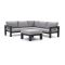 Bellagio Campazzo Ecklounge-Set 4-teilig 5-Sitzer