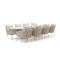 SUNS Dolce/Palermo 280 cm Low Dining Gartenmöbel-Set 9-teilig