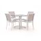 Bellagio Anzio/Canzo 80 cm Gartenmöbel-Set 5-teilig stapelbar klappbar
