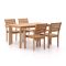 Sunyard Liverpool 145 cm Gartenmöbel-Set 5-teilig stapelbar