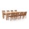 Sunyard Jakarta/Oxford 300 cm Gartenmöbel-Set 9-teilig stapelbar