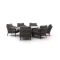 Bellagio Mineo/Induno Ellips 240 cm Gartenmöbel-Set 7-teilig