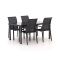 R&S design Centallo/Caluso 160 cm Gartenmöbel-Set 5-Teilig Stapelbar