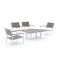 Bellagio Bravo/Bolano Sessel Lounge-Set 5-teilig stapelbar