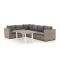 Forza Giotto/Bolano Gartentisch Lounge-Set 3-teilig