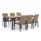 Manifesto Villongo/Fidenza 220 cm Gartenmöbel-Set 7-teilig stapelbar