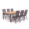 Hartman Troy/Linosa 240 cm Gartenmöbel-Set 7-teilig verstellbar