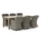 Intenso Milano/ROUGH-S 220 cm Gartenmöbel-Set 7-teilig