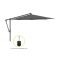 Glatz Sunwing Casa Ampelschirm ø 330 cm - Anthrazit -Aluminium - (155) (inkl. Terra Easyfoot) (inkl. Schutzhülle)