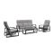 Manifesto Rubbiano Sessel-Sofa Lounge-Set 4-teilig 5-Sitzer