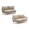 Intenso Nusco Lounge Element linker Arm + rechter Arm 178 cm