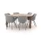 Hartman Sophie Element/Rough-S Triangular 170 cm Gartenmöbel-Set 7-teilig