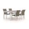 Manifesto Villongo/Fidenza 183 cm Gartenmöbel-Set 5-teilig stapelbar