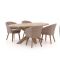 Intenso Tropea/ROUGH-Y Ellips 200 cm Gartenmöbel-Set 5-teilig