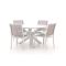 Bellagio Anzio/Lodola ø 130 cm Gartenmöbel-Set 5-teilig stapelbar