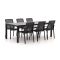 Bellagio Dranera/Fidenza 220 cm Gartenmöbel-Set 7-teilig stapelbar