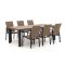 Manifesto Villongo/ROUGH-S 220 cm Gartenmöbel-Set 7-teilig stapelbar