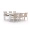 Il Tempo Cetona/La Fonte 220 cm Gartenmöbel-Set 7-teilig stapelbar