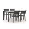 Bellagio Roma/Sestino 160 cm Gartenmöbel-Set 5-teilig stapelbar