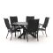 Bellagio Lugo/Lodola ø 150 cm Gartenmöbel-Set 6-teilig stapelbar