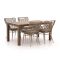 Intenso Busso/ROUGH-S 160 cm Gartenmöbel-Set 5-teilig