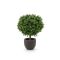 Designplants/Luca Lifestyle Buchsbaum Kugel Kunstpflanze (h:50 cm) mit Terreno New Egg Blumentopf