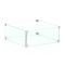 Cosi Square Glass Set Size L