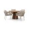 Bellagio Birgi Novo/Santa Severina ø 130 cm Gartenmöbel-Set 5-teilig stapelbar