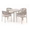 Bellagio Panaro/Sora 90 cm Gartenmöbel-Set 5-teilig stapelbar