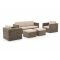 ROUGH-C Sessel-Sofa Lounge-Set 5-teilig