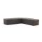 Kees Smit Gartenmöbelabdeckung Ecklounge-Set 250x90/250x90x65 cm
